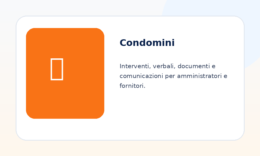 Immagine funzioni ReportOne per Condomini