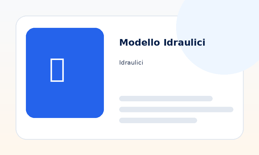 Immagine Modello Idraulici ReportOne